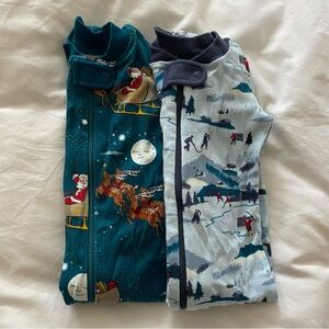 Hanna Andersson Christmas pajamas sleeper bundle 12-18 mo/75 cm